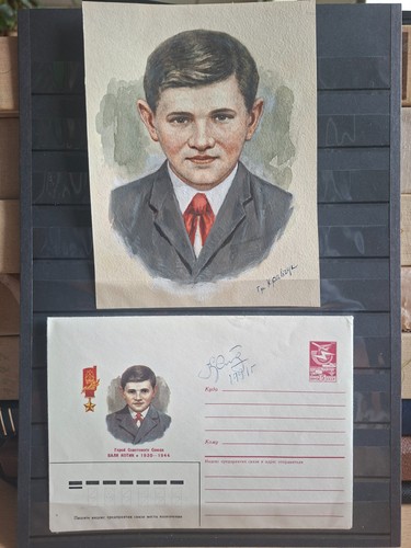 Ussr original artwork drawing - original,